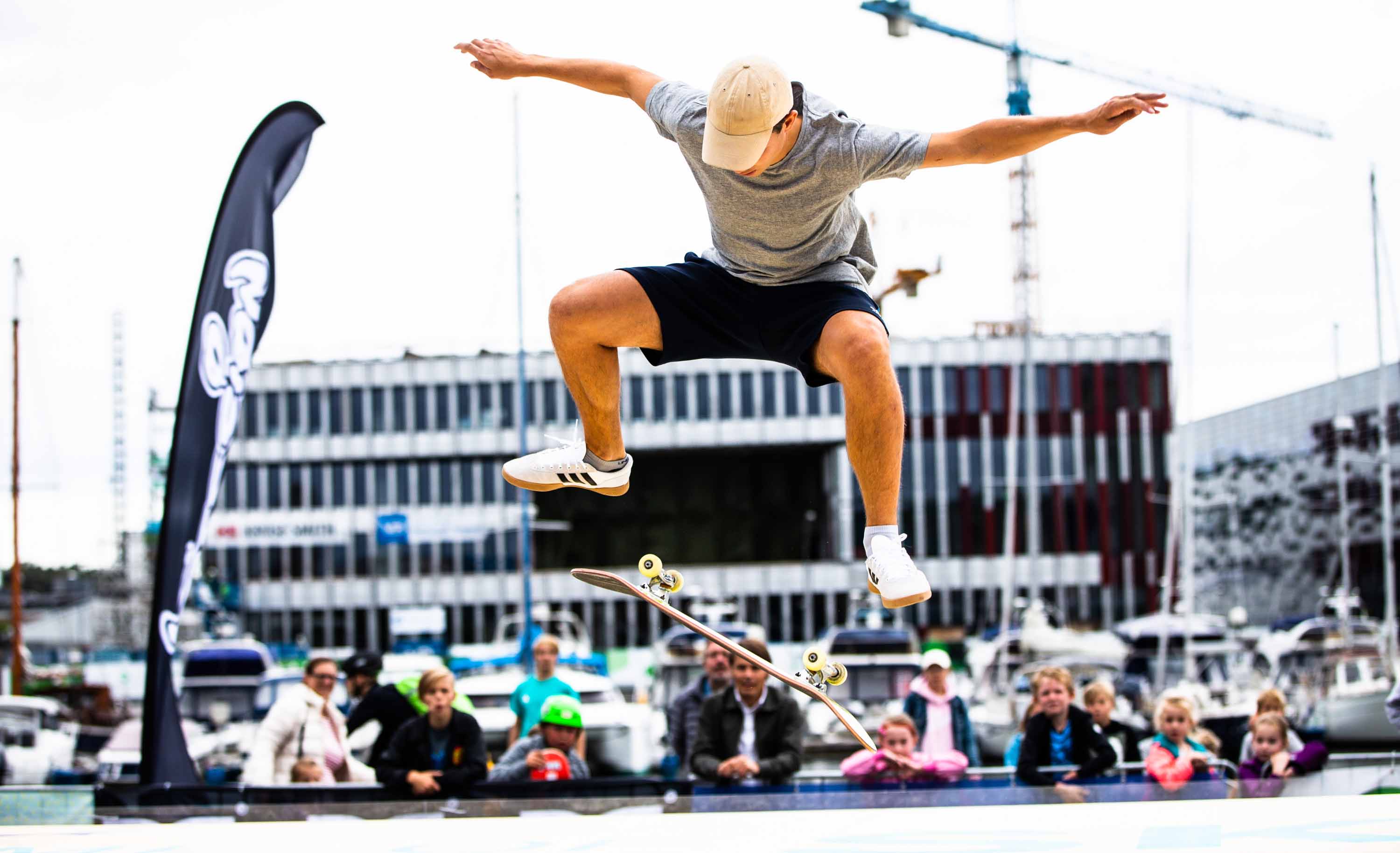 Skatekonkurranse under NM-veka i Stavanger. Foto: Tonja Hjøllo