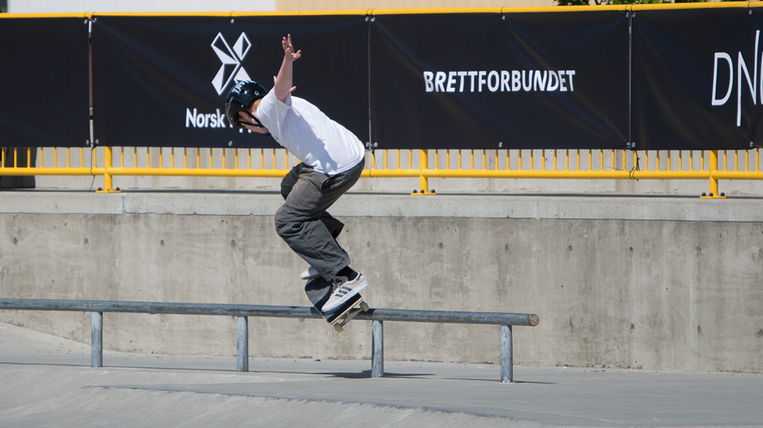 Skatekonkurranse under NM-veka i Stavanger. Foto: Tonja Hjøllo