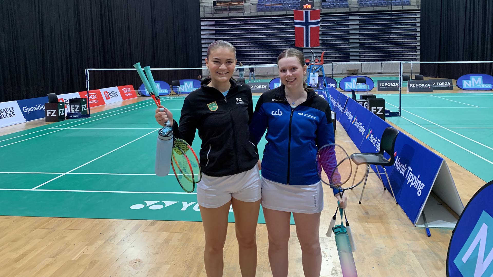Ung badminton-duo imponerte med bronse i NM på Lillehammer