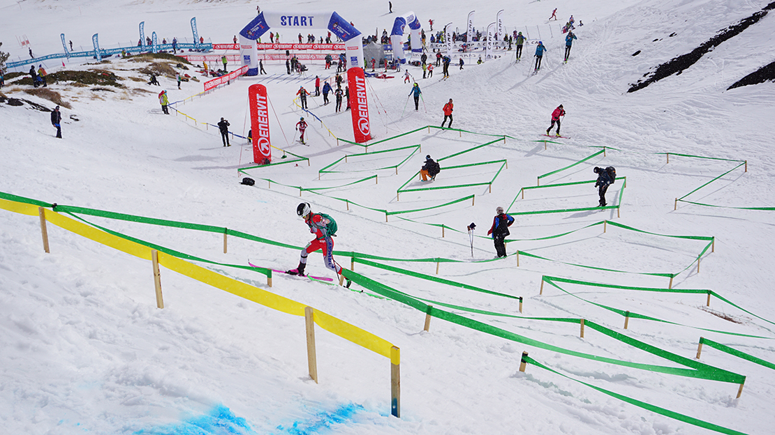 I randonee sprint konkurrerer utøverne i en spesifikk løype. Foto: Norges Skiforbund